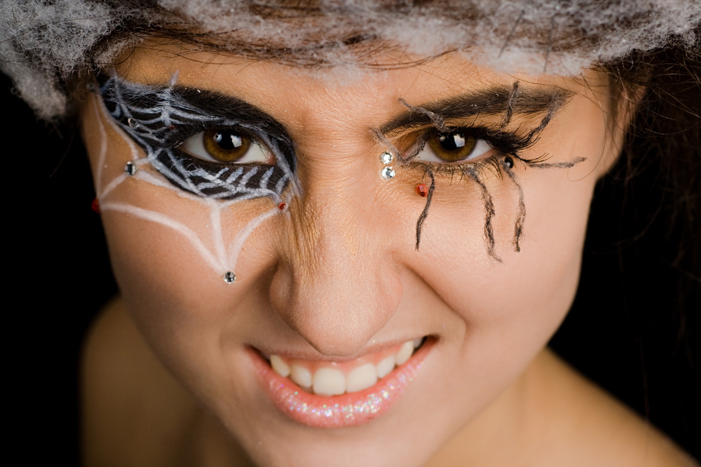 maquillaje-telaraña