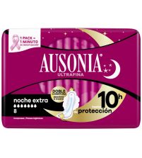 Compresas Ultrafinas Noche Extra con Alas | 8 uds