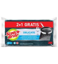 Estropajo Delicate con Esponja No Raya 2+1 Gratis | 3 uds
