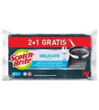 Estropajo Delicate con Esponja Azul No Raya 2+1 Gratis | 3 uds