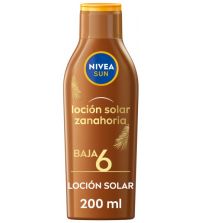 Nivea Sun Leche Solar Zanahoria SPF 6 | 200 ml