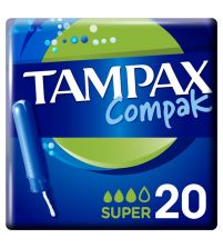 Compak Super Tampones Con Aplicador | 20 uds