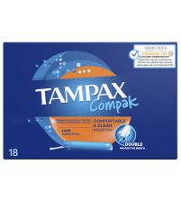 Compak Super Plus Tampones Con Aplicador | 18 uds