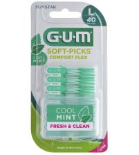 Soft-Picks Comfort Flex Cool Mint Large | 40 uds