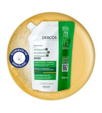 Dercos Champú Anticaspa Cabello Seco Eco Recarga | 500 ml