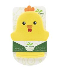 Manopla de Baño Pollito
