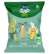 Solo Bio Minipuffs Maiz, Avena y Plátano | 25 gr