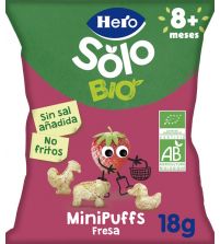Solo Bio Minipuffs Fresa | 18 gr