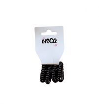 Pack de 4 Gomas para el Pelo Mujer Negras | 4 uds