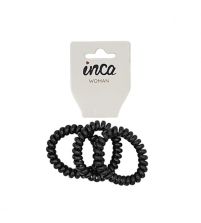 Pack 3 Gomas Cable Teléfono Color Negro | 3 uds