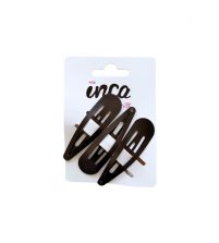 Pack 3 Clips para Pelo Negro 7 cm | 3 uds