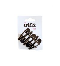 Pack 5 Clips para Pelo Negro 5 cm | 5 uds