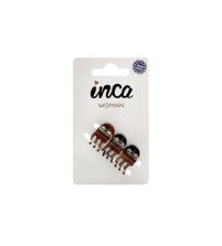 Pack 3 Pinzas Marrones de Concha Francesa | 3 uds