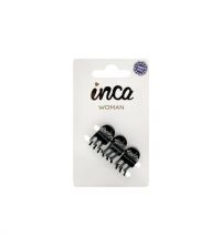 Pack 3 Pinzas Negras de Concha Francesa | 3 uds
