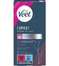 Expert Bandas de Cera Piernas y Cuerpo Piel Normal | 16 uds