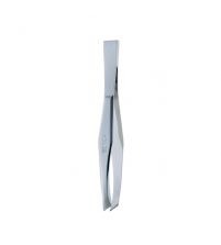 Pinza De Depilar Punta Oblicua Cromada
