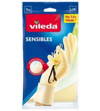 Sensibles Guantes Satin Amarillo Talla L  | 1 uds