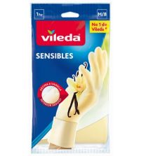 Sensibles Guantes Satin Amarillo Talla M  | 1 uds