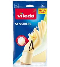 Sensibles Guantes Satin Amarillo Talla S  | 1 uds