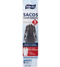 Sacos Guardarropa Grandes 65x150cm | 5 uds