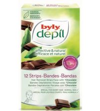 Depil Bandas Faciales Chocolate  | 12 uds