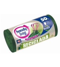 Handy Bag Bolsa Basura Reciclada Resistente 50 l  | 10 uds