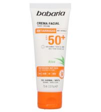 Crema Facial Antiarrugas SPF50+ Aloe | 75 ml