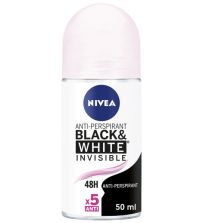 Desodorante Roll-On Black & White Invisible Original | 50 ml