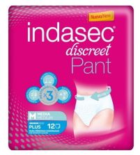 Discreet Pant Plus Media  | 12 uds