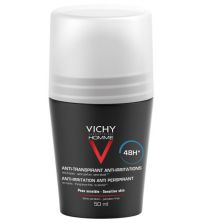 Vichy Homme Desodorante Roll-On Antitranspirante 48H  | 50 ml