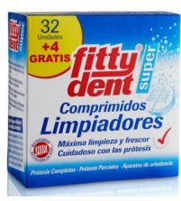 Fittydent Super Comprimidos Limpiadores Prótesis  | 36 uds