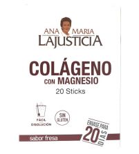 Colágeno Con Magnesio Sabor Fresa Sticks | 20 uds