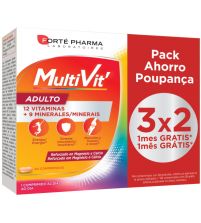 MultiVit Adulto 12 Vitaminas + 9 Minerales 3x2 | 84 uds