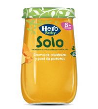 Baby Solo Potito Crema de Calabaza y Puré de Patata | 190 gr