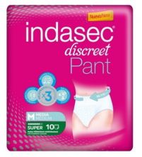 Discreet Pant Super Media  | 10 uds