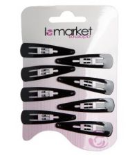 Clips Negros 5cm | 8 uds