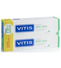 Pack Duplo Vitis Aloe Vera Menta Pasta Dentífrica  | 300 ml
