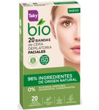 Bio Bandas de Cera Depilatoria Facial  | 20 uds