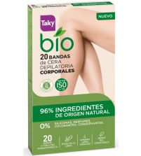 Bio Bandas de Cera Depilatoria Corporales | 20 uds