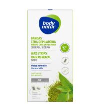 Bandas Cera Depilatoria Cuerpo Té Matcha | 16 uds