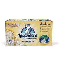 Detergente Universal Flores Silvestres en Cápsulas 4 en 1 | 10 uds