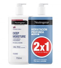 Hidratación Profunda Sin Perfume Loción Corporal 2x1 | 1.500 ml