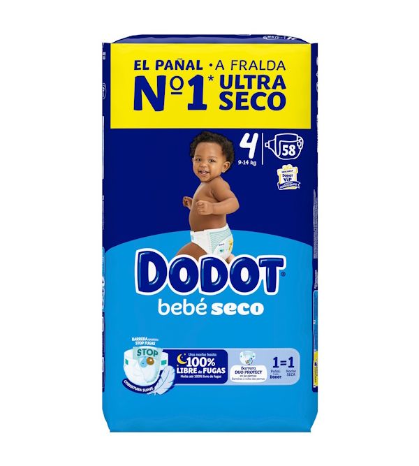 Bebé-Seco Talla 4 | 58 uds