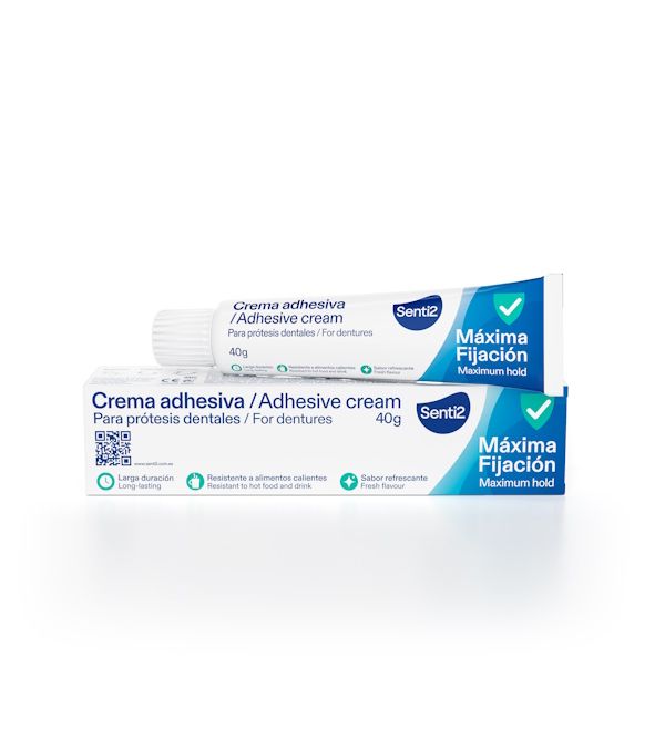Crema Adhesiva Prótesis Dentales Máxima Fijación | 40 gr