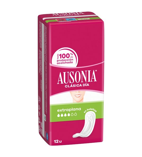 Clásica Compresa Extraplana  | 12 uds