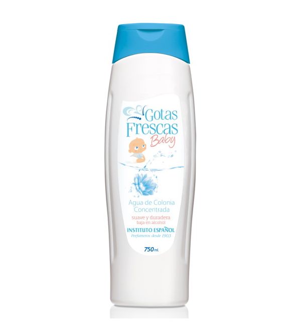 Gotas Frescas Baby Agua De Colonia Concentrada, 750 ml - instituto-espanol