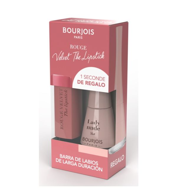 Rouge Velvet The Lipstick + Laca De Uñas 1 Seconde