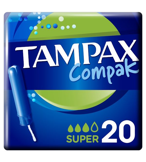 Compak Super Tampones Con Aplicador | 20 uds