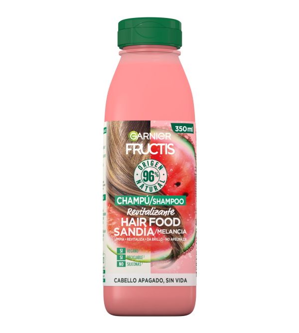 Fructis Hair Food Sandía Champú Revitalizante | 350 ml