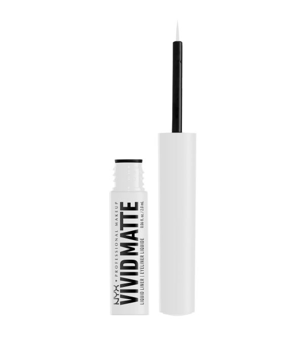 Vivid Matte Liquid Liner White